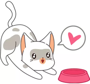 Katzen tankdeckel Aufkleber - TenStickers