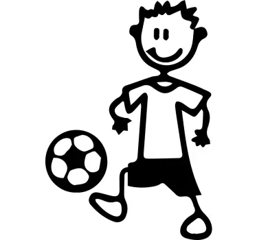 Fußballspieler-fußballaufkleber - TenStickers