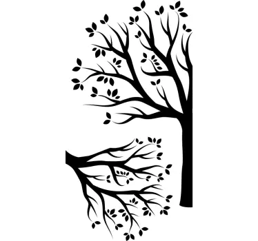 Ecke baum wandtattoo - TenStickers