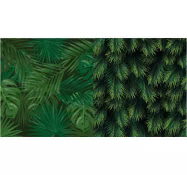 Grüner Natur Möbelaufkleber - TenStickers