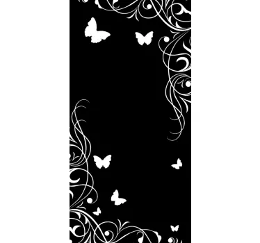 zarte schmetterlinge Fenster Aufkleber - TenStickers
