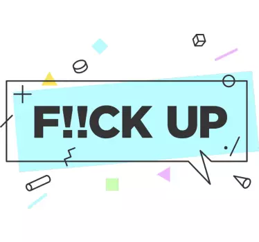 Wandspruch lass es einfach scheitern - TenStickers