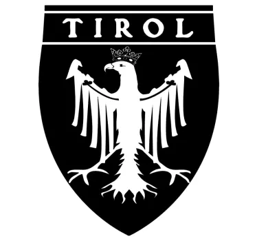 Schwarzes Tirol adler wappen wandtattoo - TenStickers