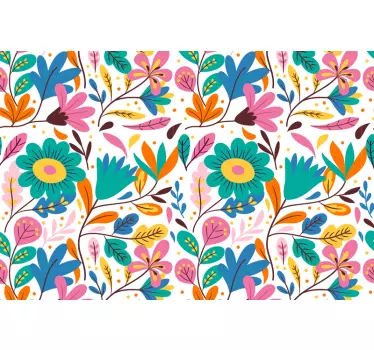 frühlingsblumen möbel aufkleber - TenStickers