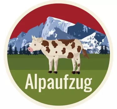 Alpstein massiv auto aufkleber - TenStickers