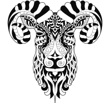 Steinbock wildtier aufkleber - TenStickers