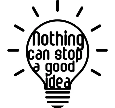 Gute Idee Text Wandtattoo - TenStickers
