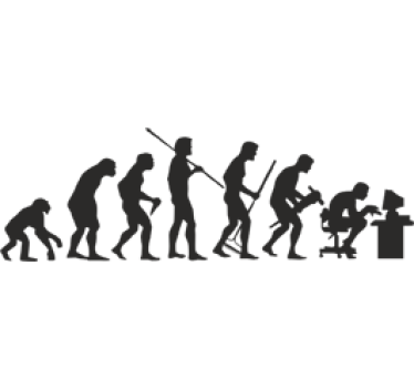 Evolution Wandtattoo - TenStickers