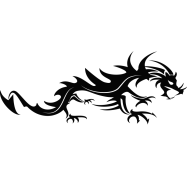Drache Fahrzeug Aufkleber - TenStickers
