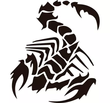 Gefährlicher Skorpion Auto Aufkleber - TenStickers