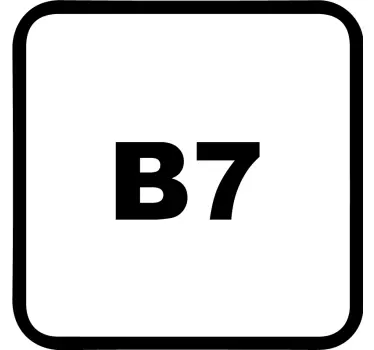 Aufkleber Auto Diesel B7 - TenStickers
