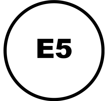 Autoaufkleber im simplistischen e5 design - TenStickers