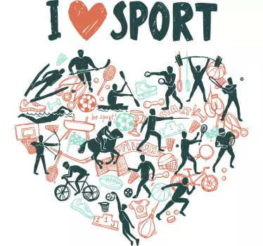 Sticker Olympia Olympische Sportarten - TenStickers