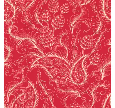Klebefolie für Möbel Paisley illustration - TenStickers