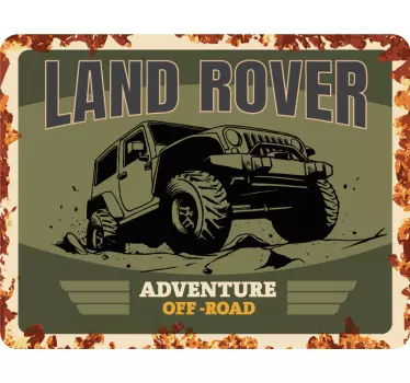 Aufkleber Auto Landrover - TenStickers