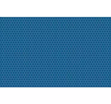 Bodenaufkleber mit hexagonaler texturfläche - TenStickers