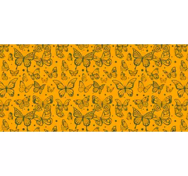 Klebefolie für Möbel Trendiges schmetterlingsmuster - TenStickers