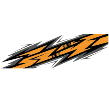 Aufkleber Auto Sportwagen Aufkleberwrap Design - TenStickers