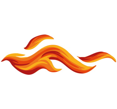 Raser Flamme Autoaufkleber - TenStickers