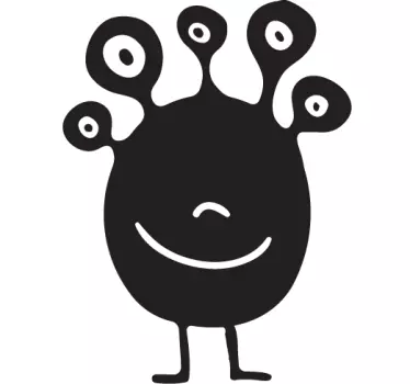 Wandtattoo Monster mit Augen - TenStickers