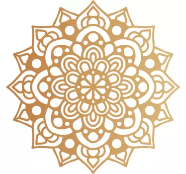 Luxuriöser arabischer Mandala Wandtattoo Schlafzimmer - TenStickers