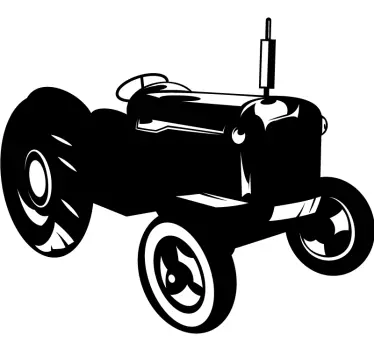 Aufkleber Auto Alter traktor - TenStickers