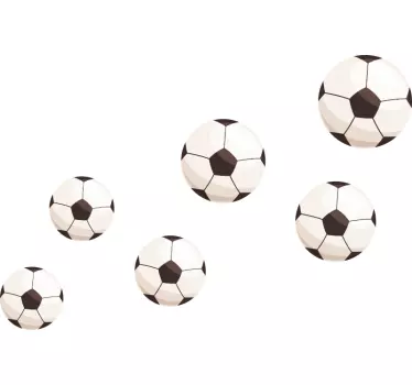 Wandsticker Fußball Fußball kopfteil - TenStickers