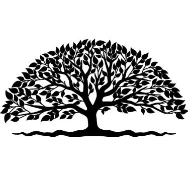 Wandtattoo Wald Klimt baum des lebens - TenStickers