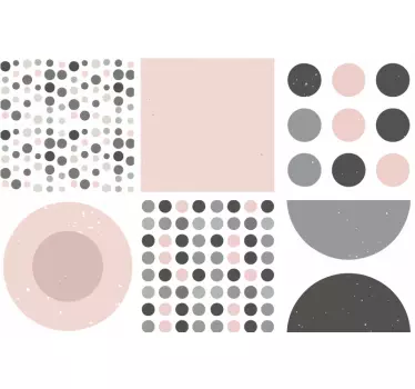 Fliesenfolie Nordisches patternile - TenStickers