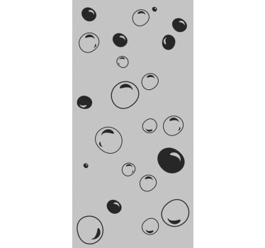 Duschkabinen Folie Blasen - TenStickers