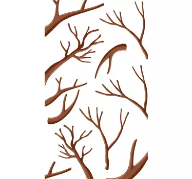 Duschkabinen Folie Blasenäste - TenStickers