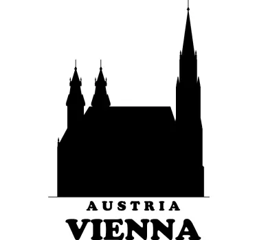 Wandtattoo Stephansdom wien - TenStickers