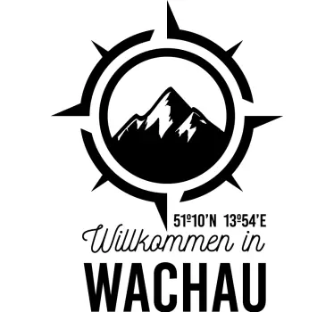 Symbol Aufkleber Wachau Österreich - TenStickers