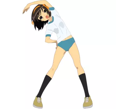 Wandtattoo gymnastischer Anime - TenStickers