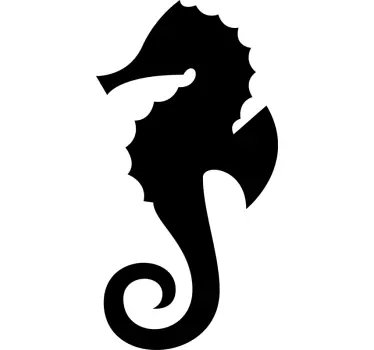 Seepferdchen Muster Wandtattoo Badzimmer - TenStickers