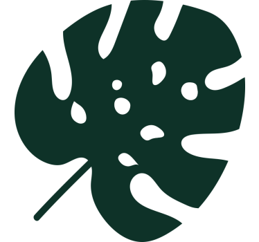 Fahrrad Sticker Monstera verlässt das fahrrad - TenStickers