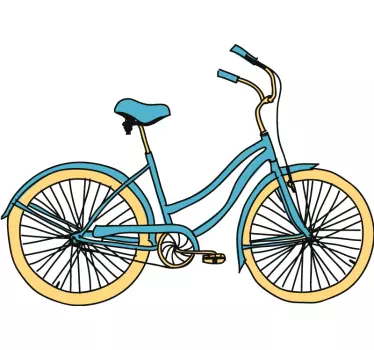 Fahrrad Wandtattoo - TenStickers
