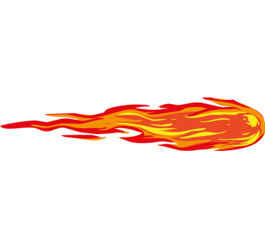 Aufkleber Auto Flammen - TenStickers