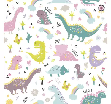 Klebefolie für Möbel Dinosaurier kallax - TenStickers