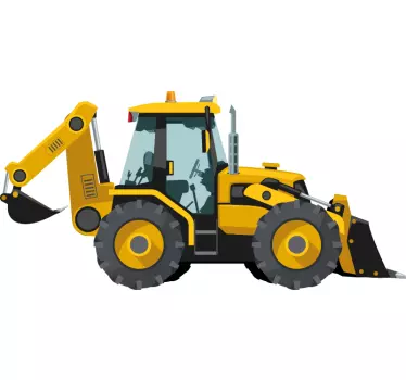 Wandstickers Kinderzimmer Realistischer traktor - TenStickers
