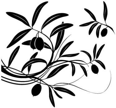 Wandtattoo Oliven Baum Ranke - TenStickers
