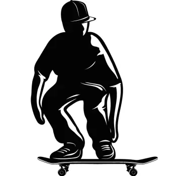 Wandtattoo Sport Teenager-skaten - TenStickers