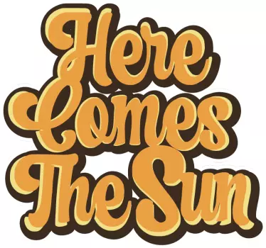 Wandtattoo zitat sonnige inspirierende worte - TenStickers
