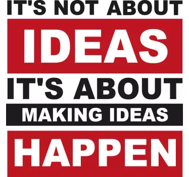 Wandspruch motivationsspruch design - TenStickers