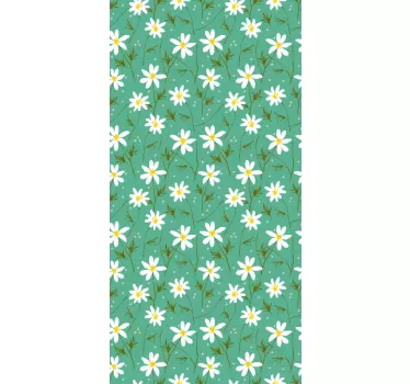 Aufkleber Mülltonne Gänseblümchen blumenmüll - TenStickers
