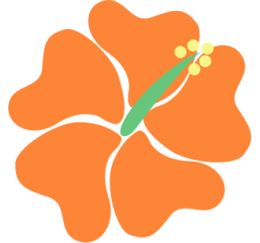 Aufkleber Auto Hibiskus - TenStickers