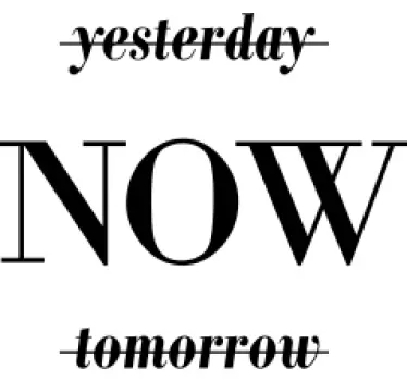 Wandtattoo Motivation Gestern morgen jetzt - TenStickers
