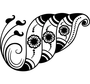 Wandtattoo pflanzen botanische blatt inspiration - TenStickers