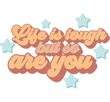 Wandtattoo zitat inspirierendes affirmationszitat - TenStickers