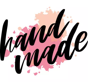Wandtattoo zitat handgemachtes zitat - TenStickers